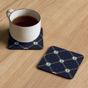 Cork-back coaster
